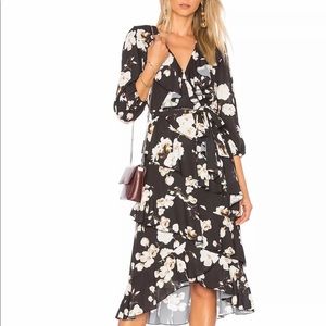 Alice and Olivia Floral Ruffle Dress